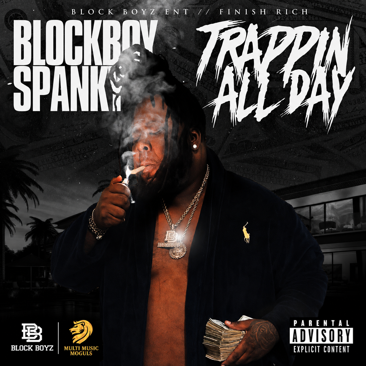 Blockboy Spanky — Trappin All Day artwork